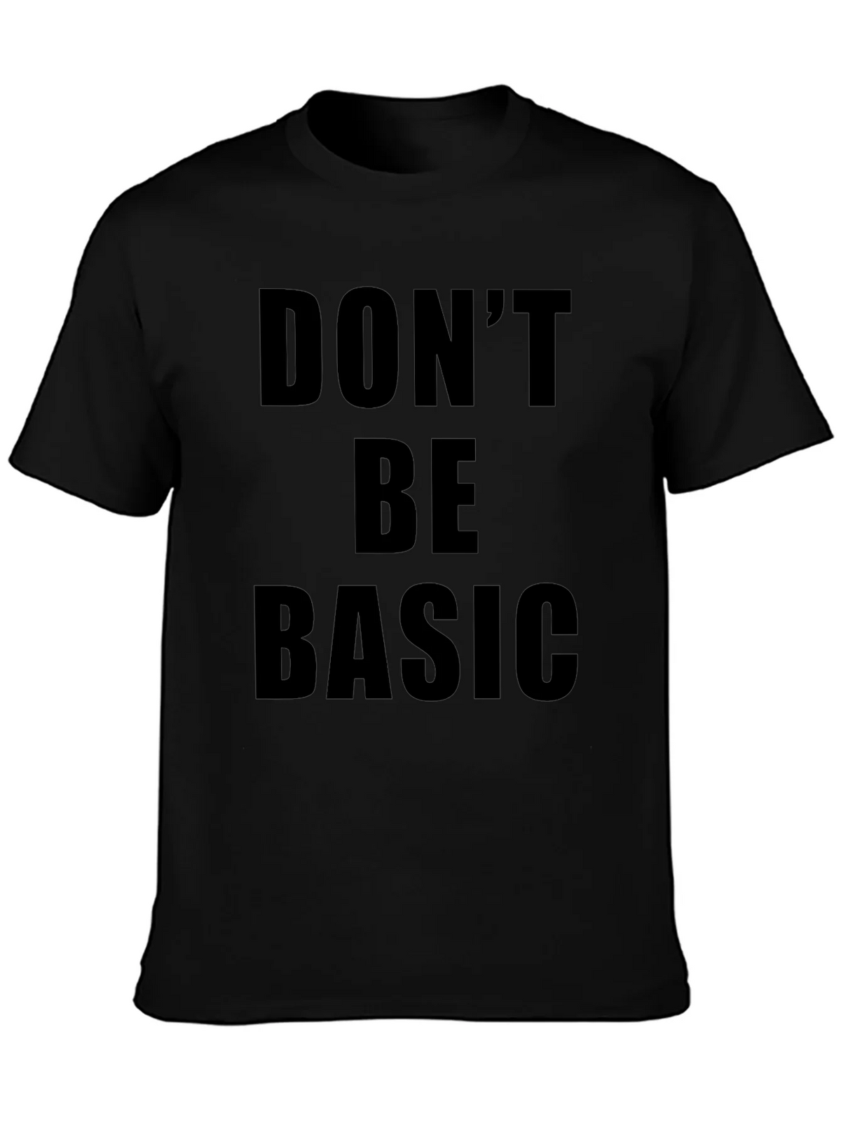 Dont Be Basic Graphic Tee - Black product image 3