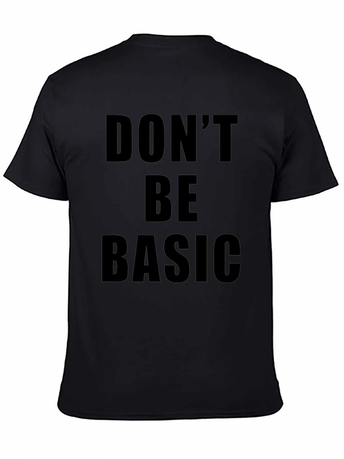 Dont Be Basic Graphic Tee - Black product image 4