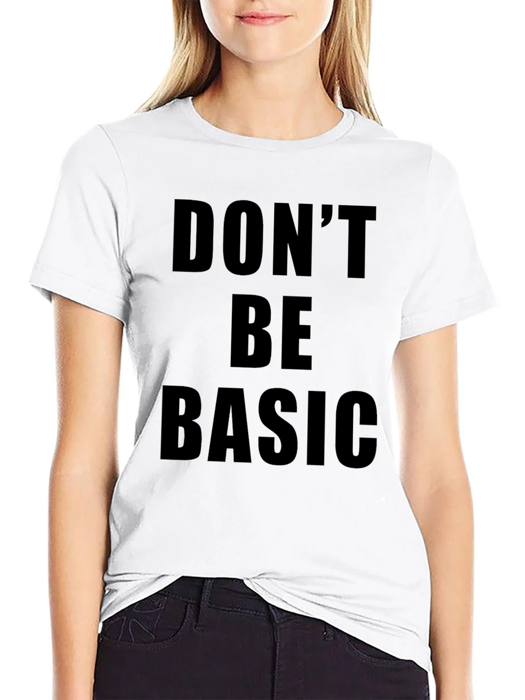 Dont Be Basic Graphic Tee - Black product image 8