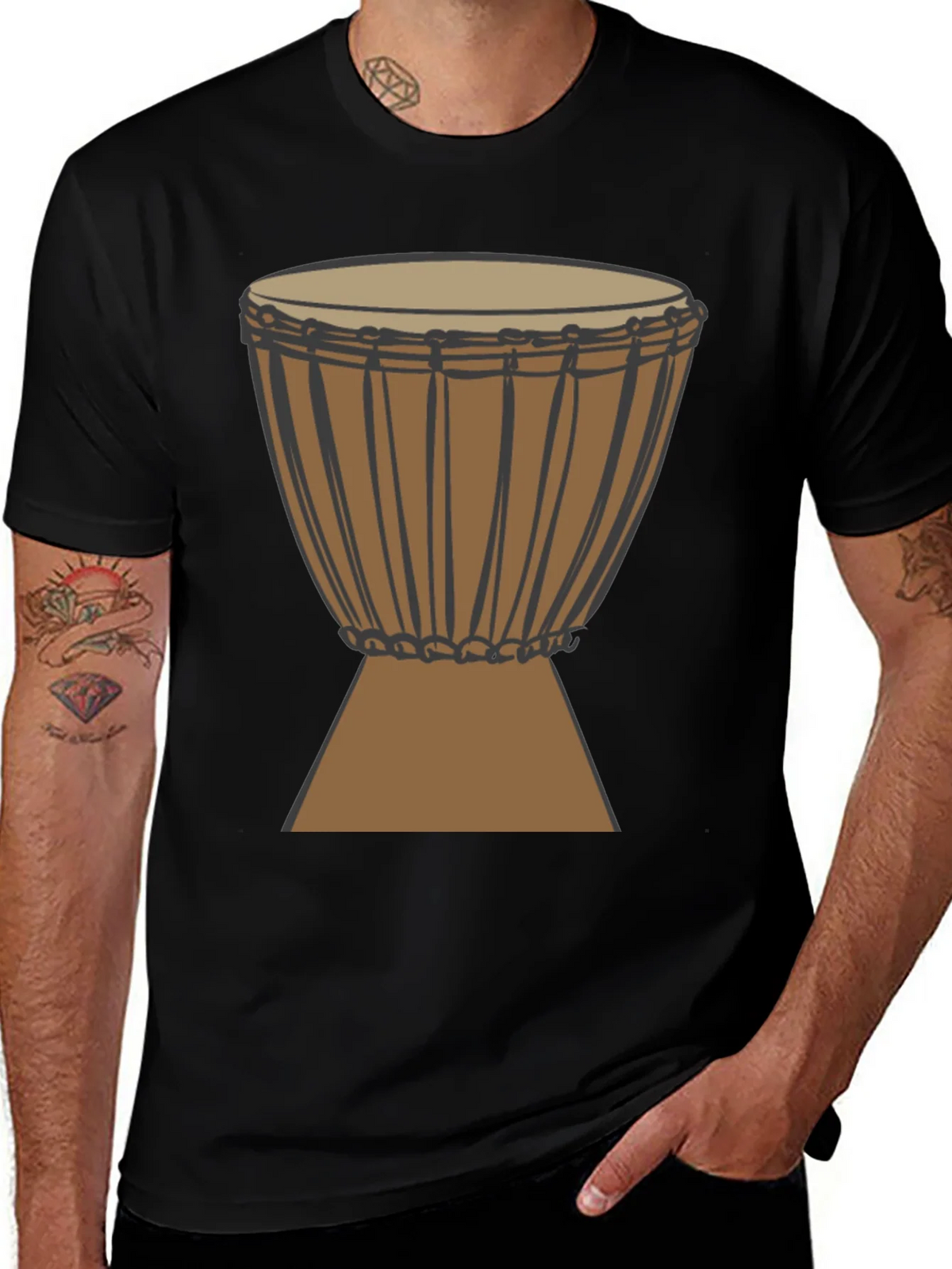 Drum Graphic T-Shirt - Musical Instrument Tee product image 1
