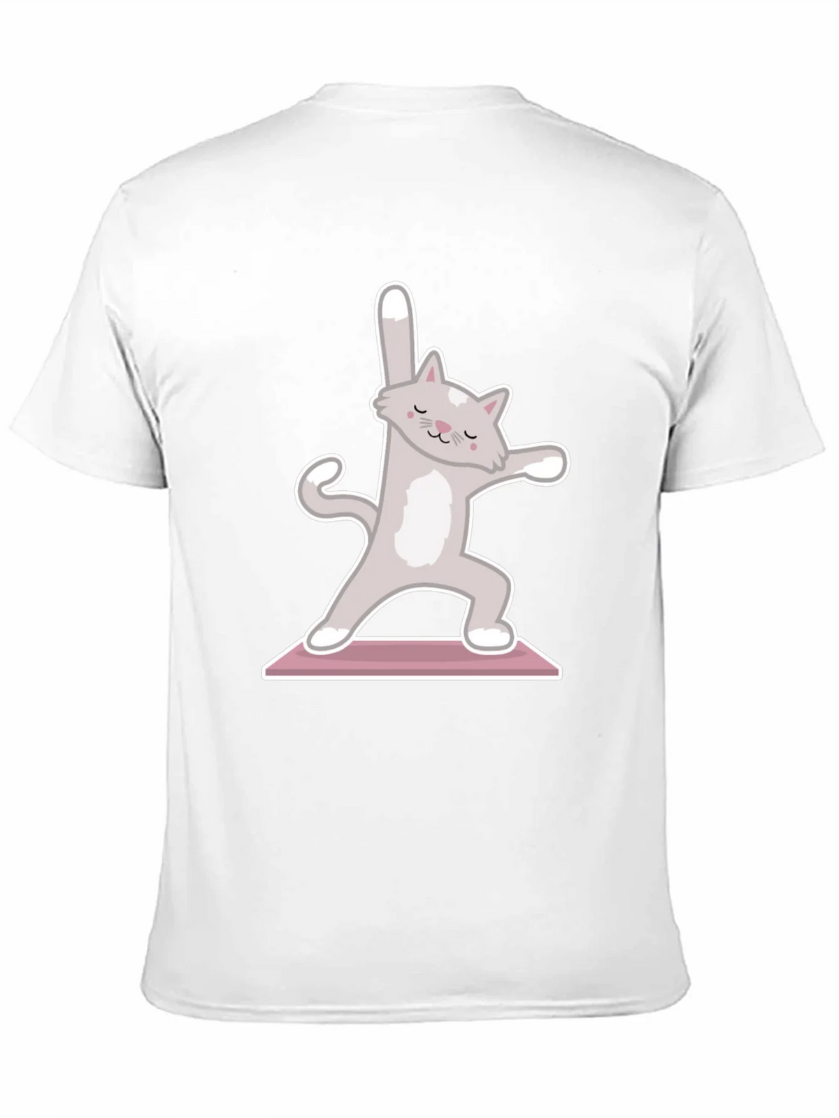 Yoga Cat T-Shirt - Zen Kitty Design product image 2