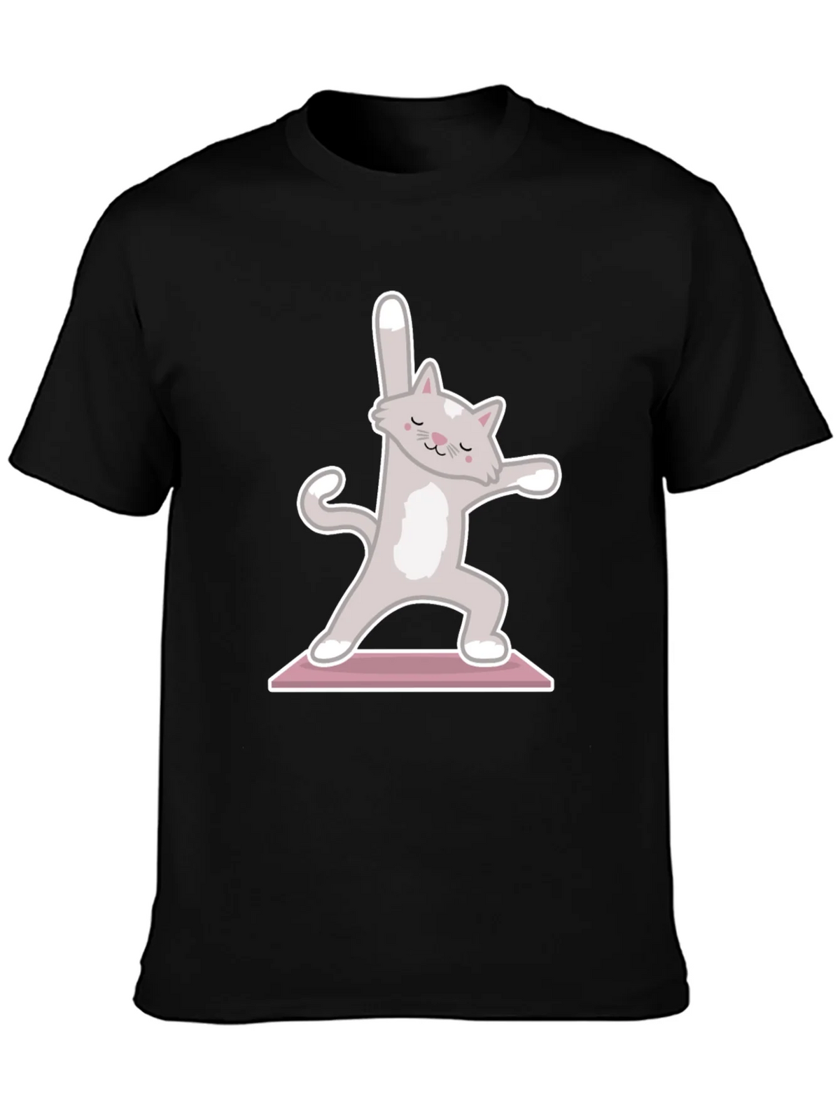 Yoga Cat T-Shirt - Zen Kitty Design product image 6