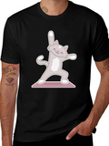 Yoga Cat T-Shirt - Zen Kitty Design product image 1
