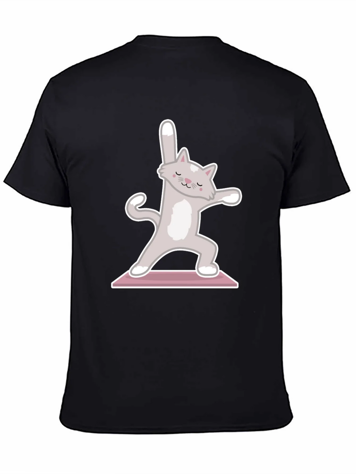 Yoga Cat T-Shirt - Zen Kitty Design product image 7