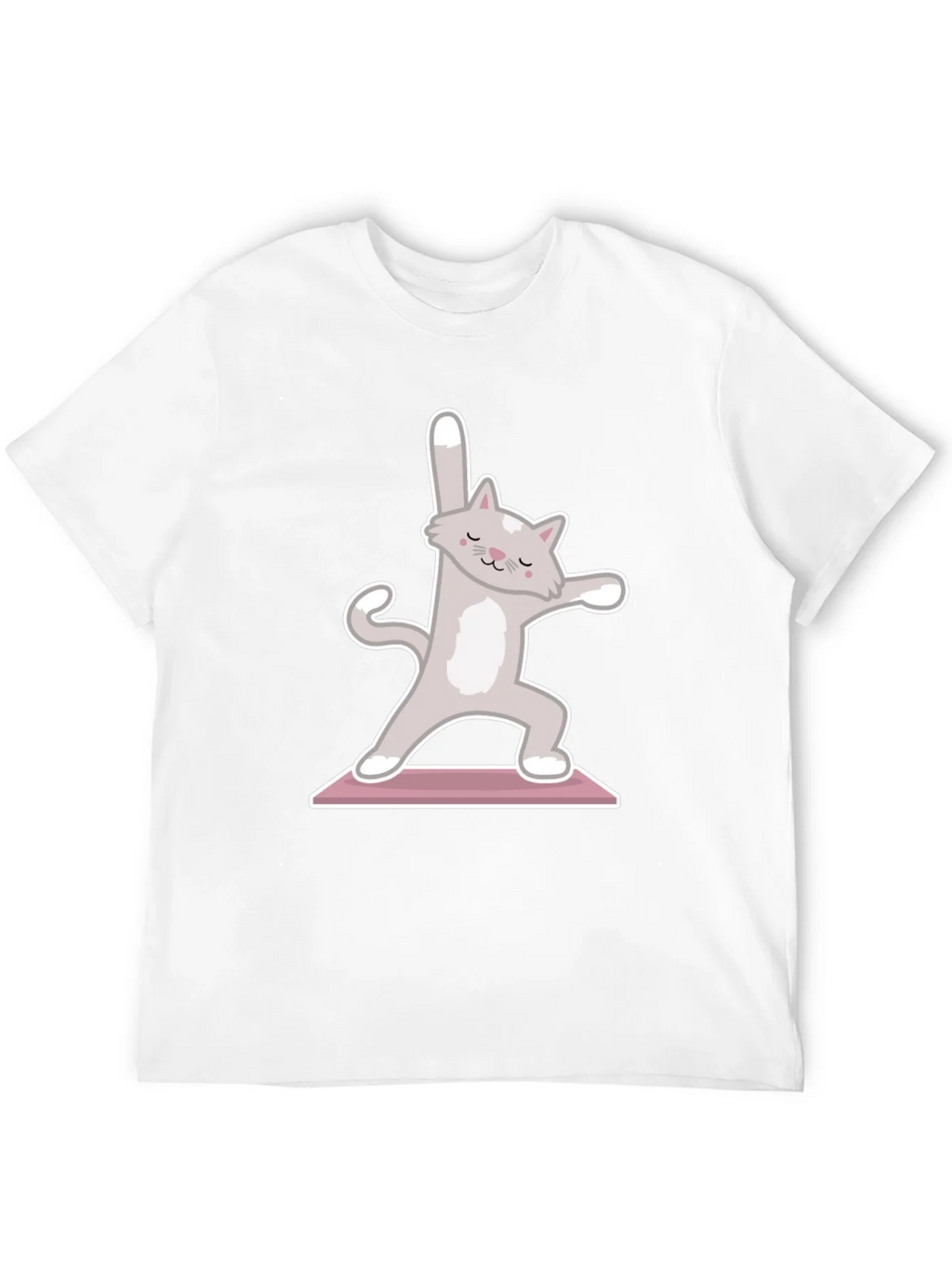 Yoga Cat T-Shirt - Zen Kitty Design product image 3