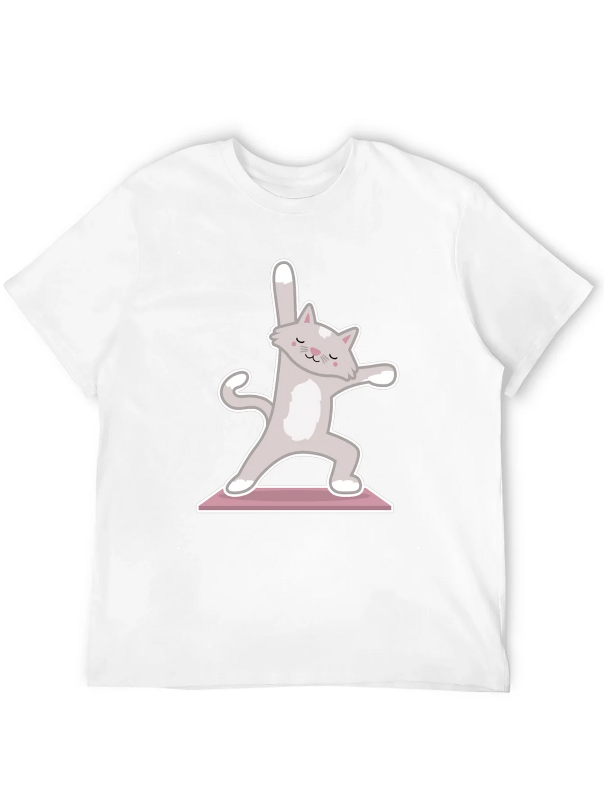 Yoga Cat T-Shirt - Zen Kitty Design product image 3