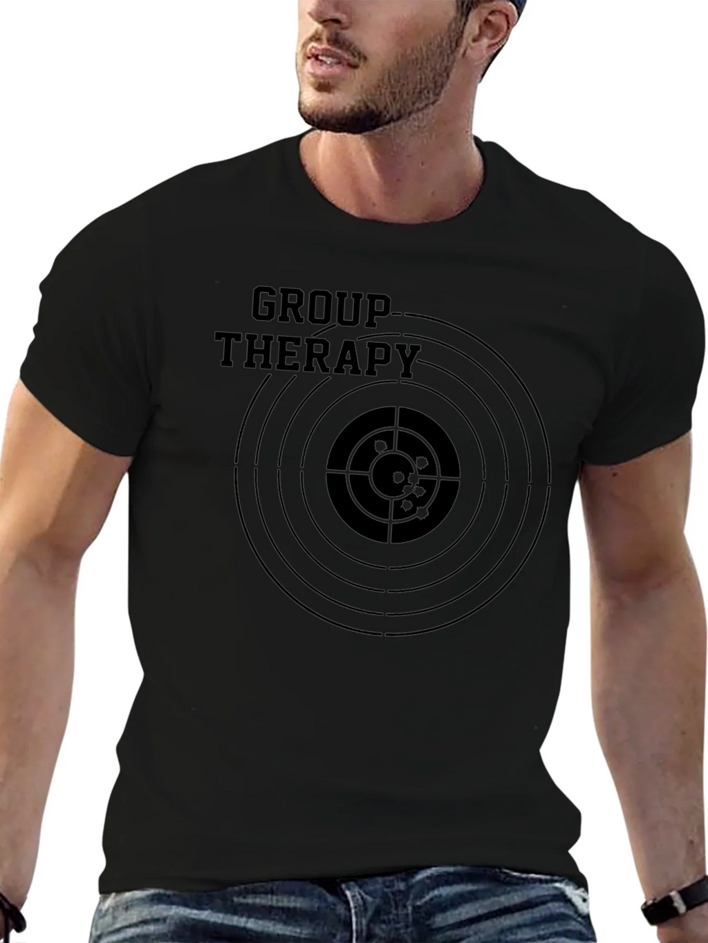 Group Therapy Target T-Shirt - Funny Graphic Tee product image 9