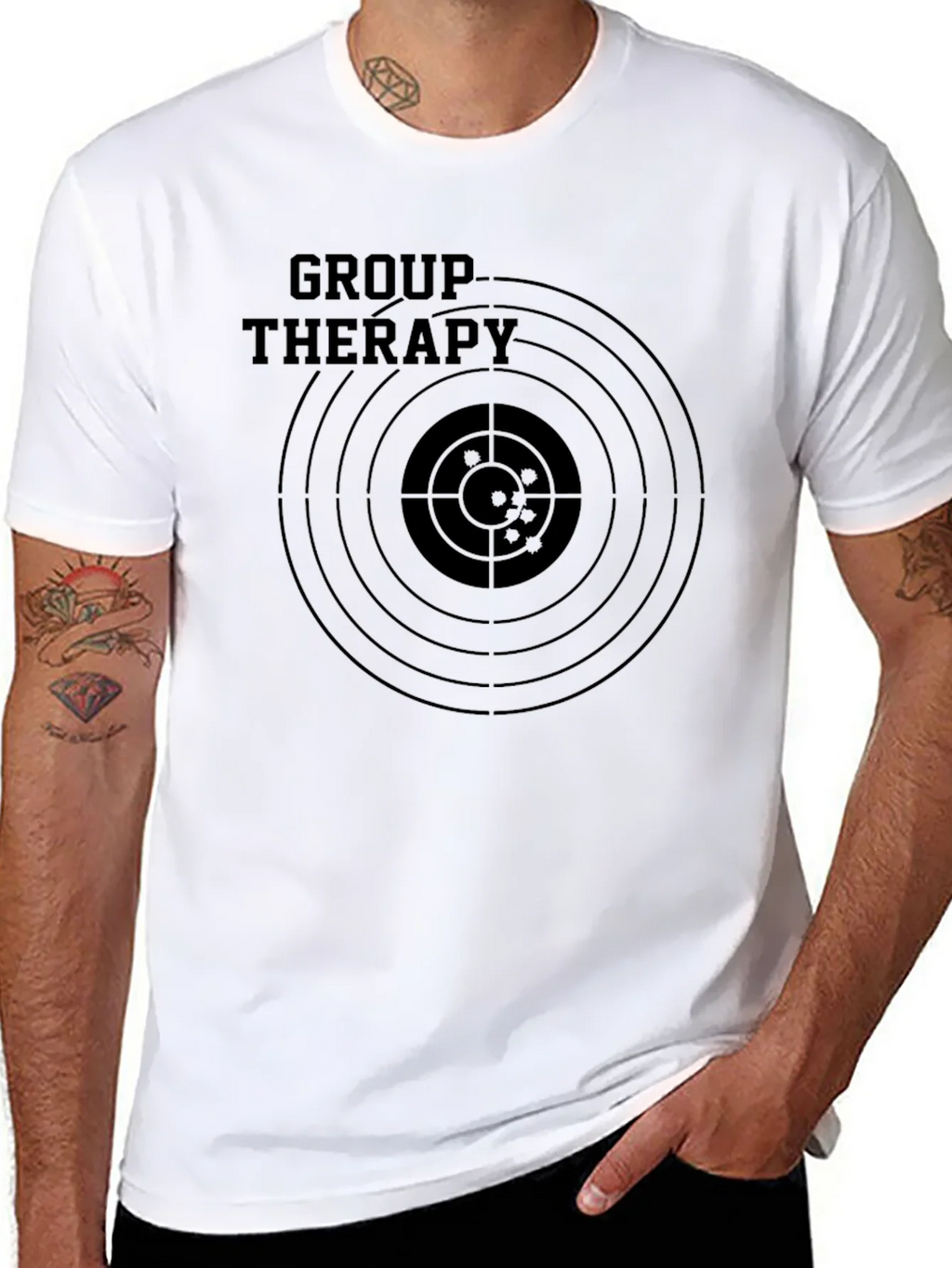Group Therapy Target T-Shirt - Funny Graphic Tee product image 10