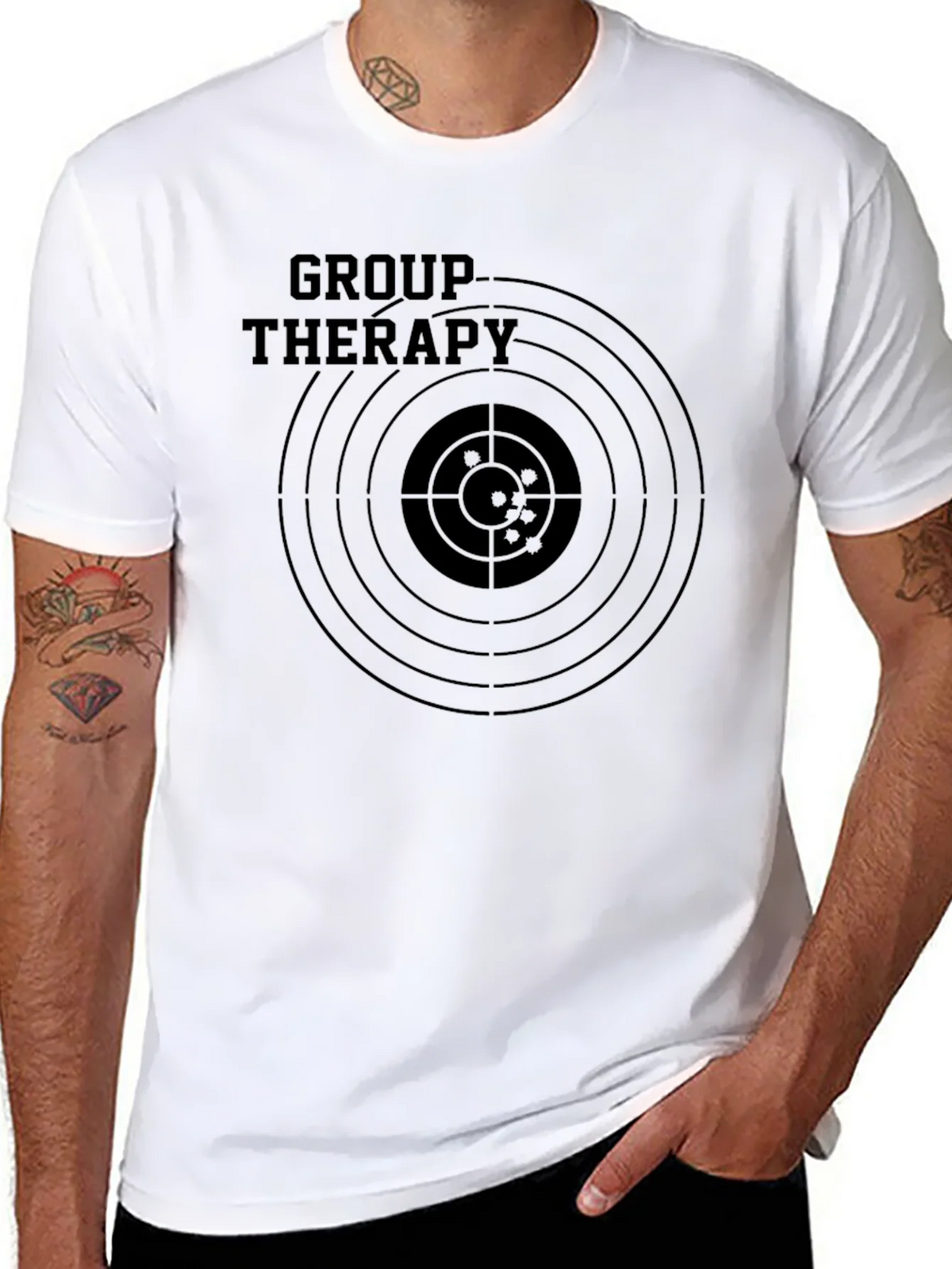 Group Therapy Target T-Shirt - Funny Graphic Tee product image 10