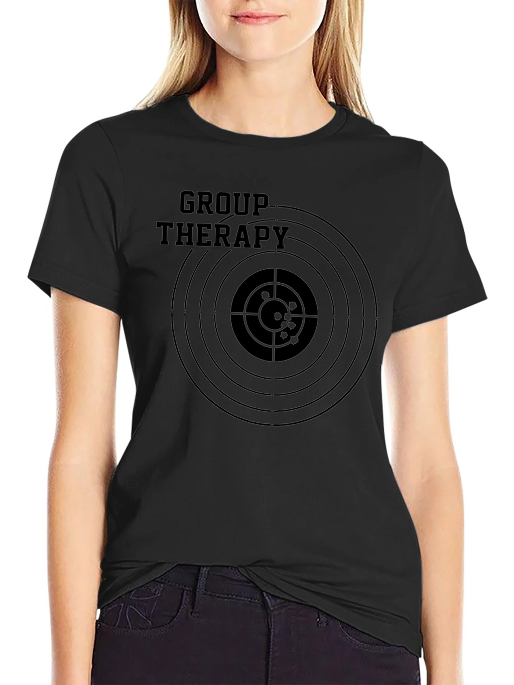 Group Therapy Target T-Shirt - Funny Graphic Tee product image 5