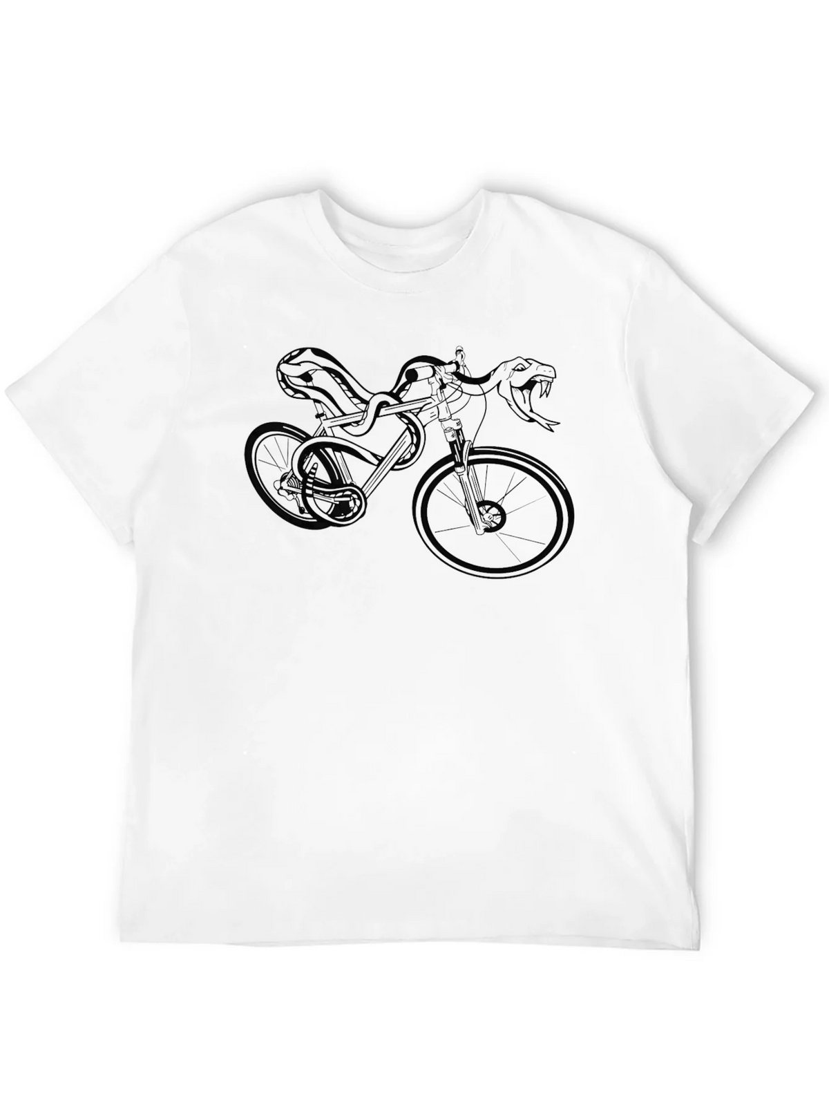 Snake Bike Graphic Tee - Edgy Style product image 10
