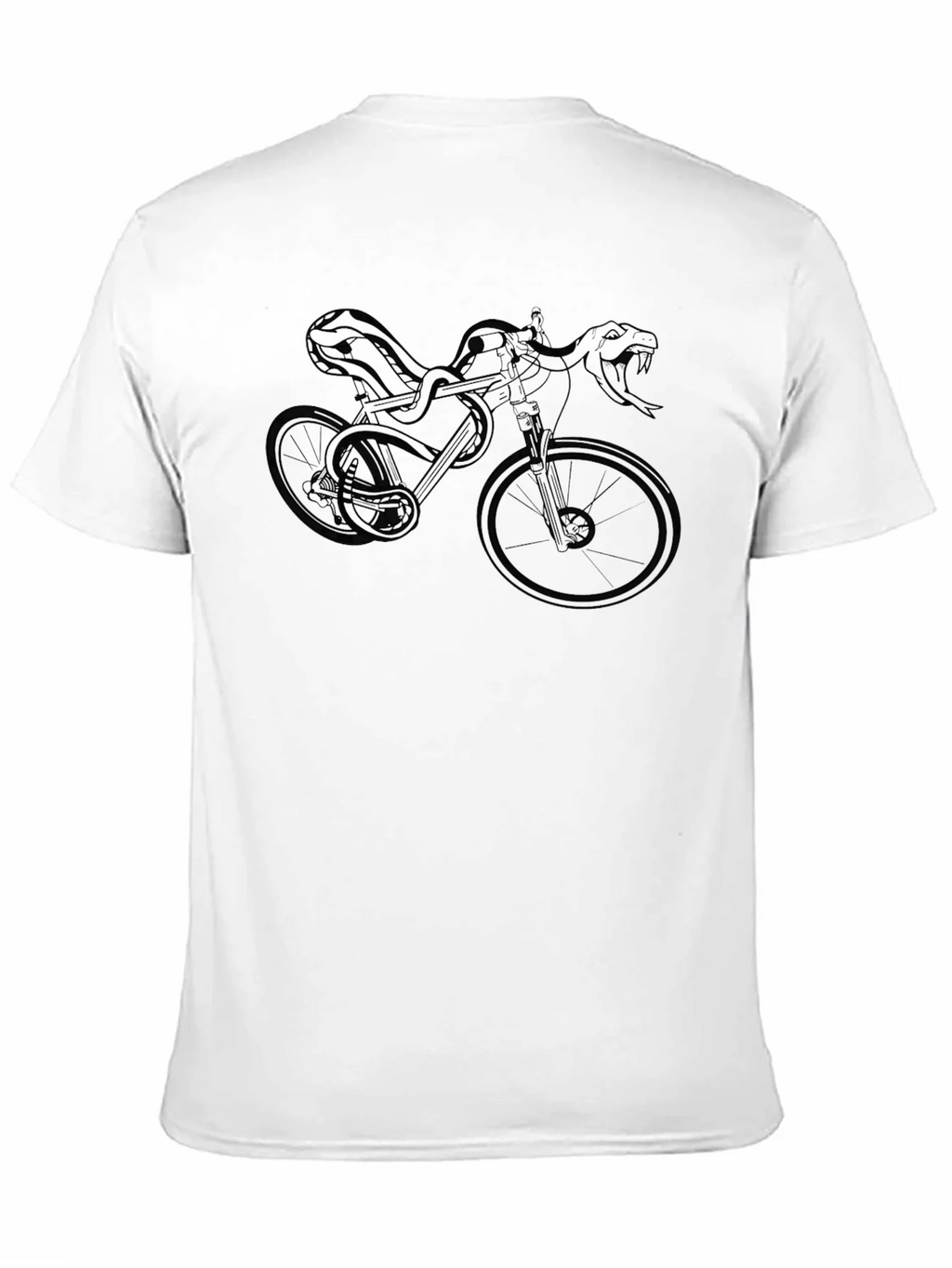 Snake Bike Graphic Tee - Edgy Style product image 9