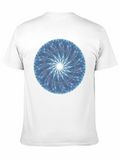 Abstract Circle Graphic Black T-Shirt product image 1