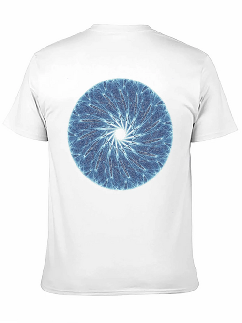 Abstract Circle Graphic Black T-Shirt product image 1