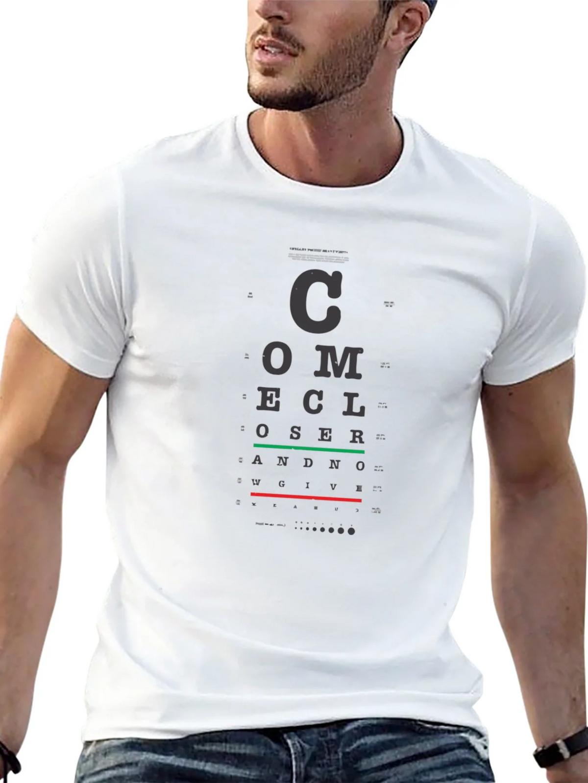 Eye Chart T-Shirt - Vision Test Novelty Tee product image 4