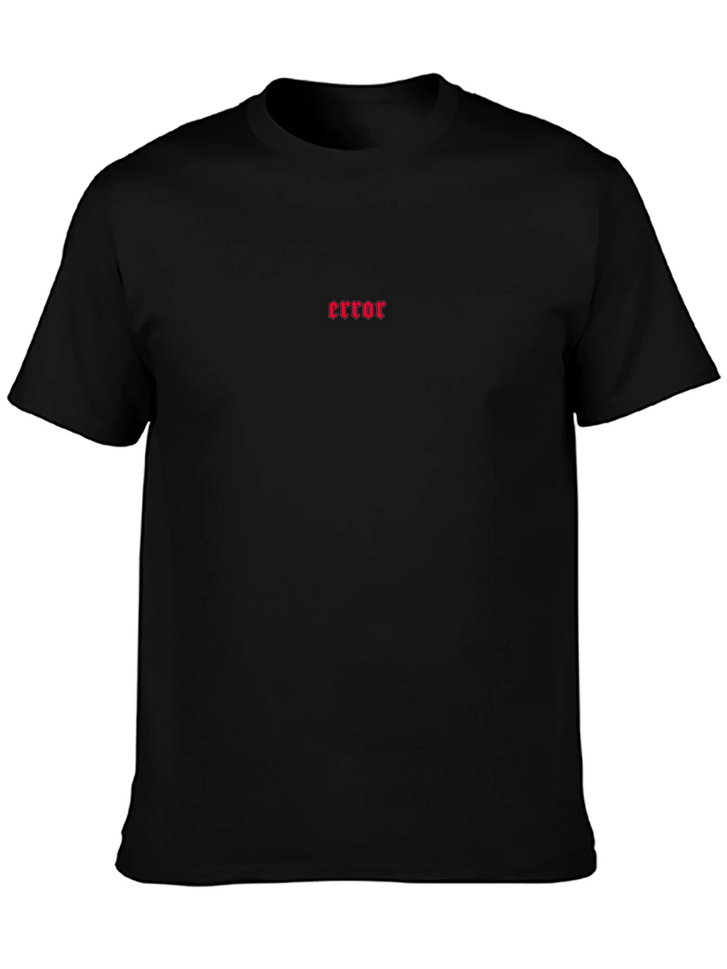 Error Graphic Tee - Black Cotton Comfort product image 6