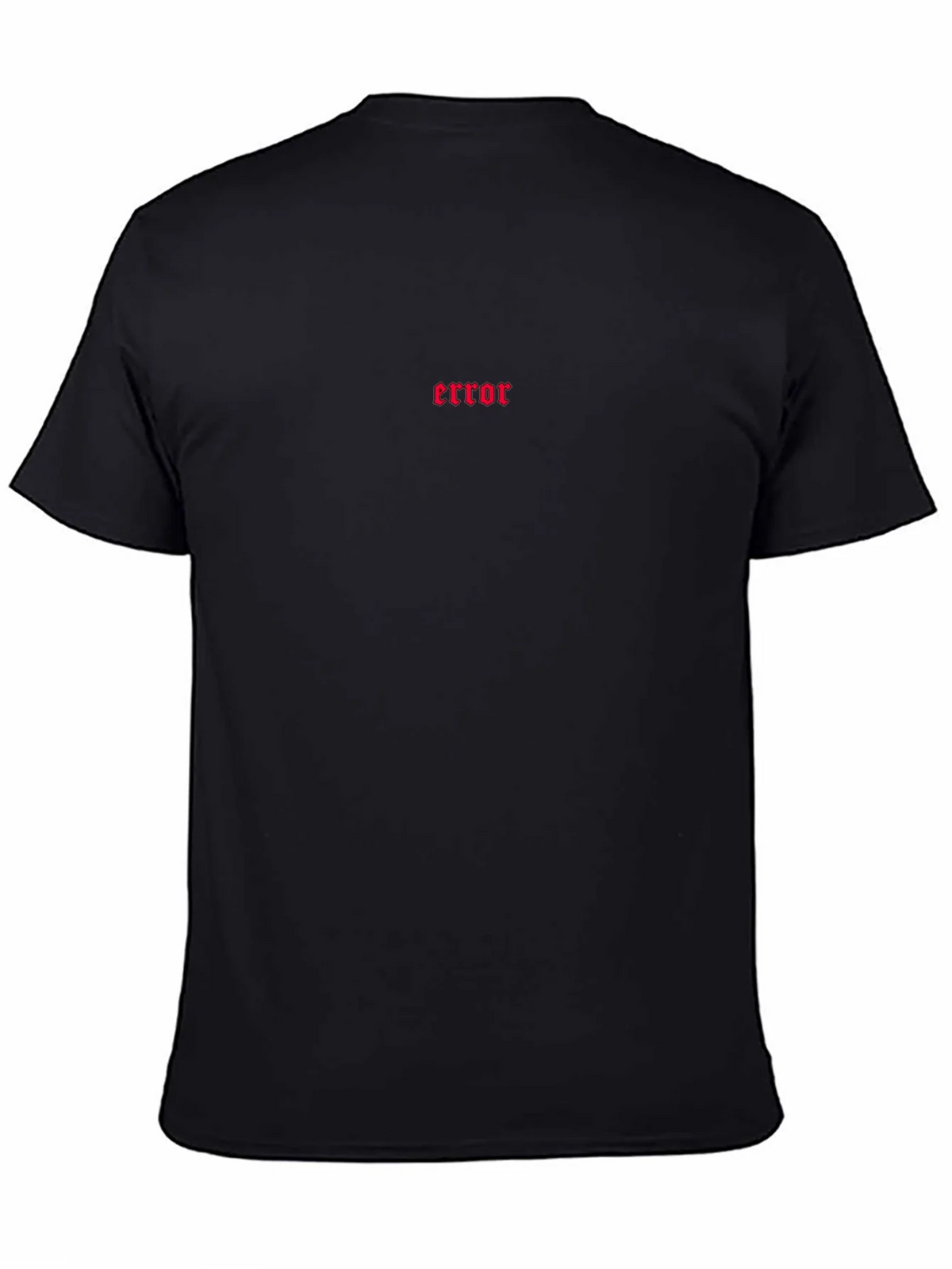Error Graphic Tee - Black Cotton Comfort product image 7