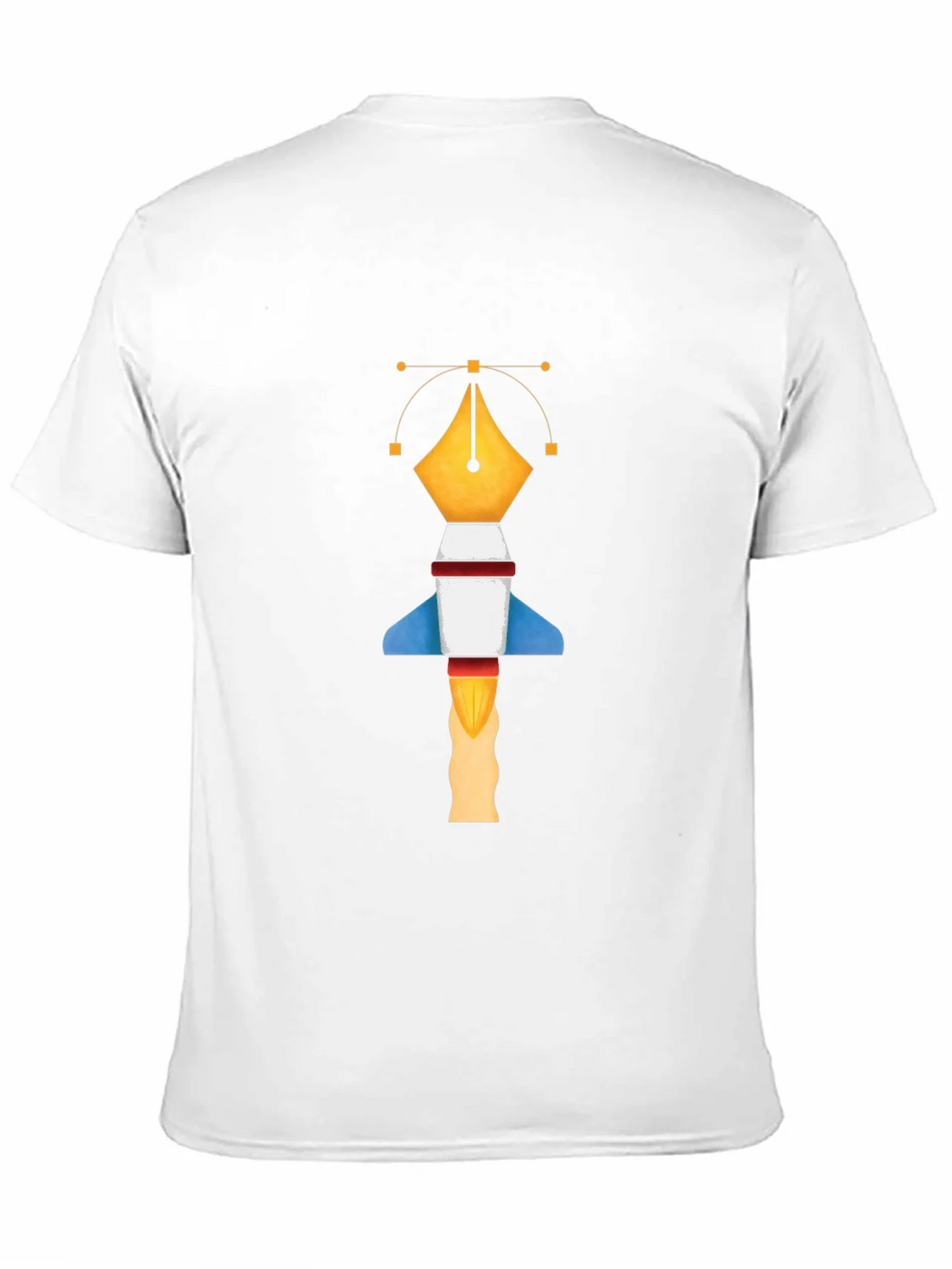 Graphic Designer Pen Rocket T-Shirt product image 2