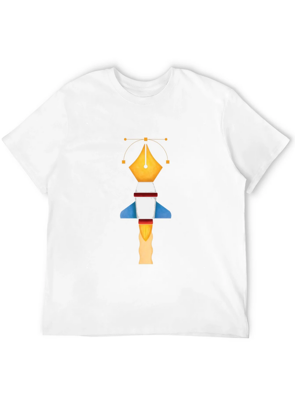Graphic Designer Pen Rocket T-Shirt product image 3