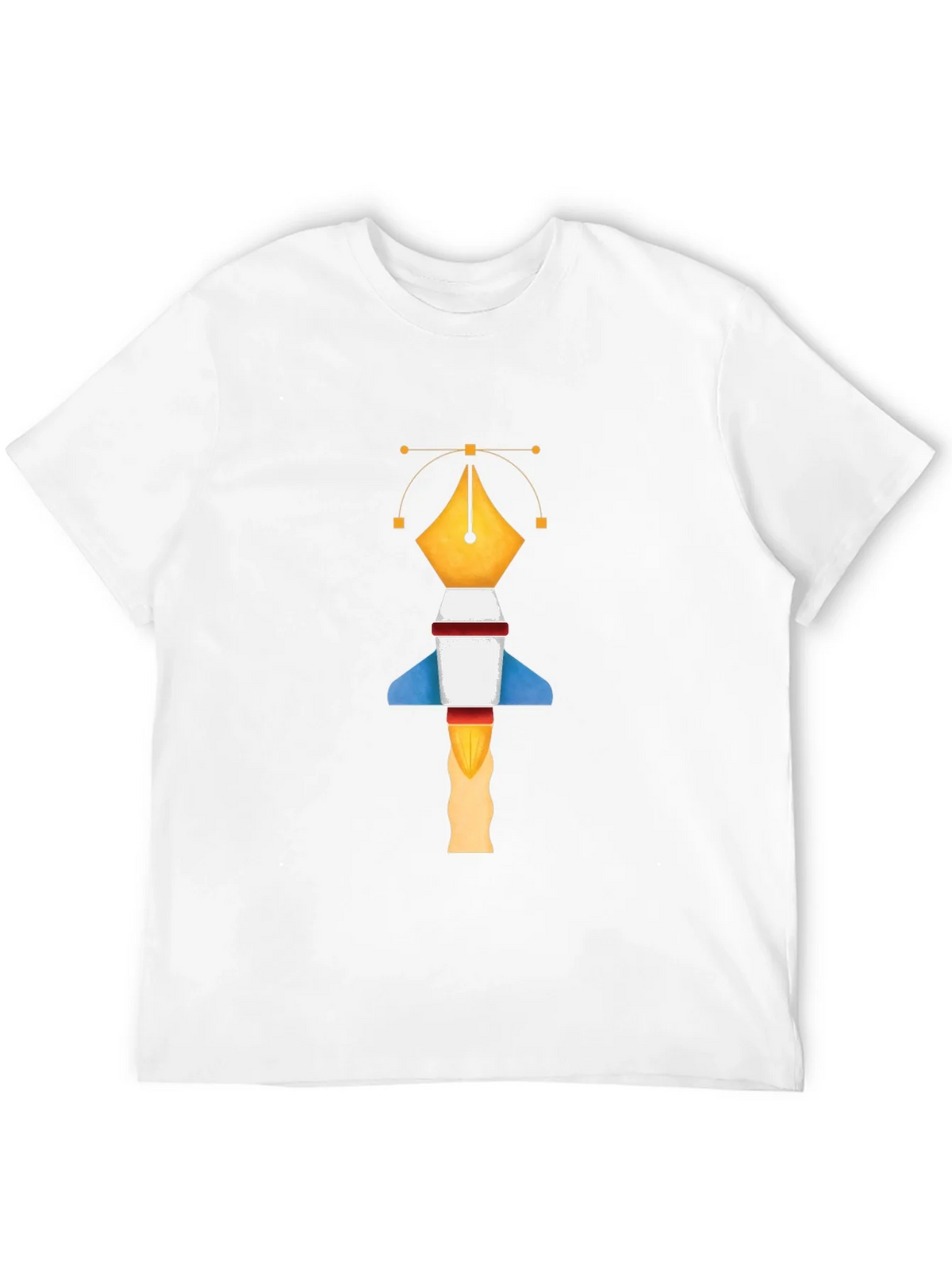 Graphic Designer Pen Rocket T-Shirt product image 3