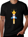 Graphic Designer Pen Rocket T-Shirt product image 1