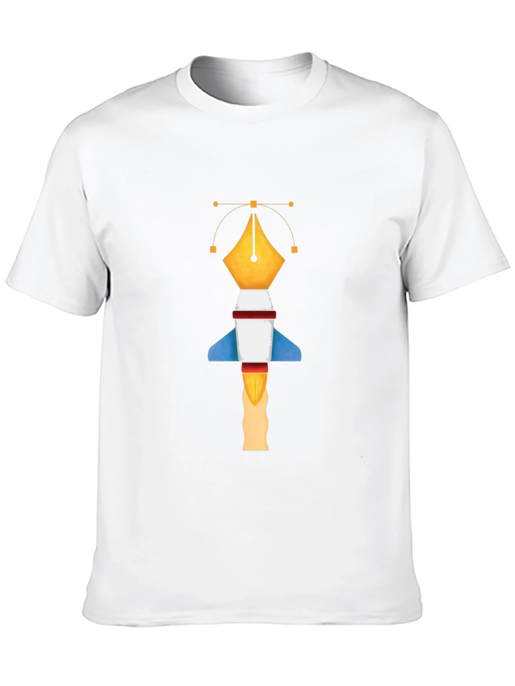 Graphic Designer Pen Rocket T-Shirt product image 10