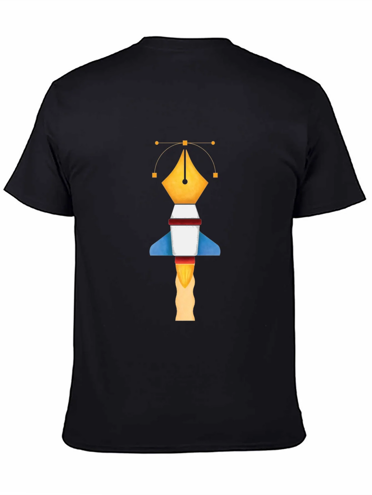 Graphic Designer Pen Rocket T-Shirt product image 6