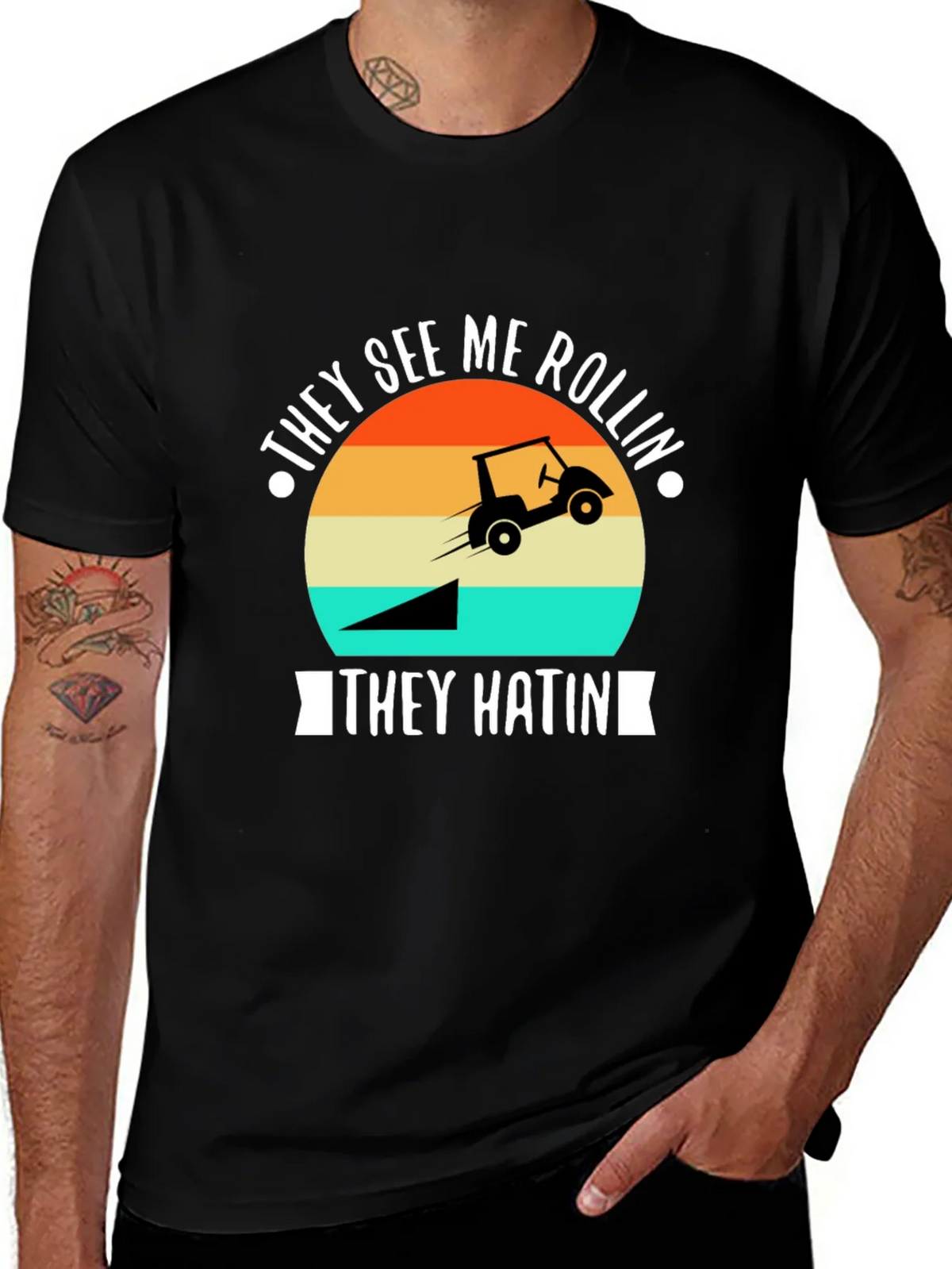 They See Me Rollin Golf T-Shirt product image 1