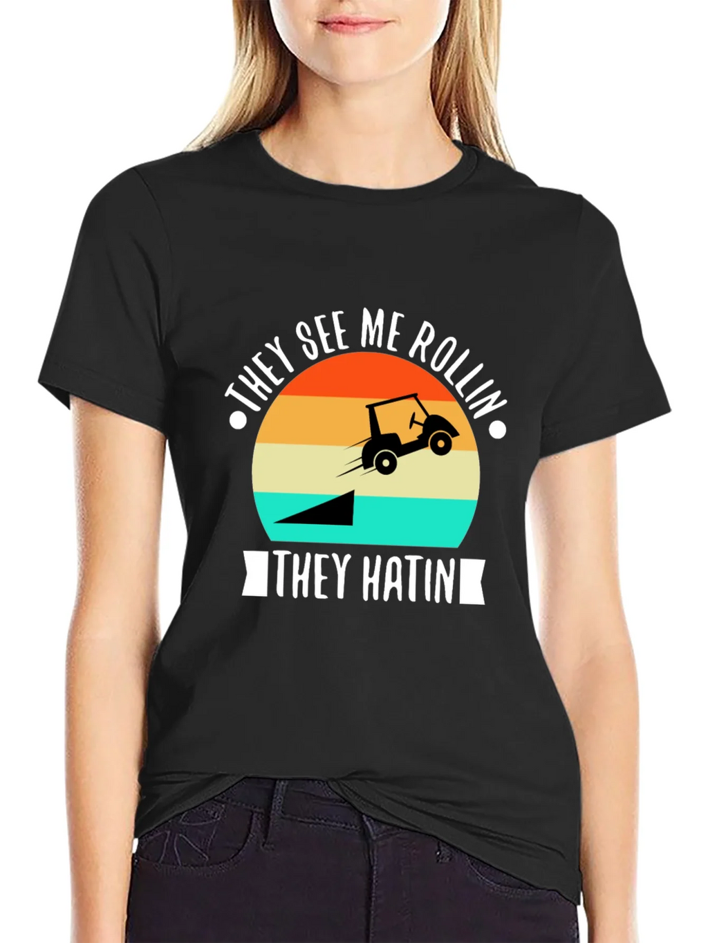 They See Me Rollin Golf T-Shirt product image 5