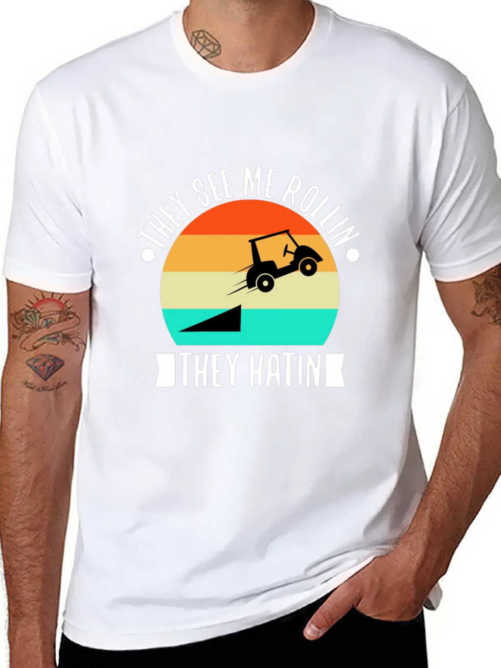 They See Me Rollin Golf T-Shirt product image 9