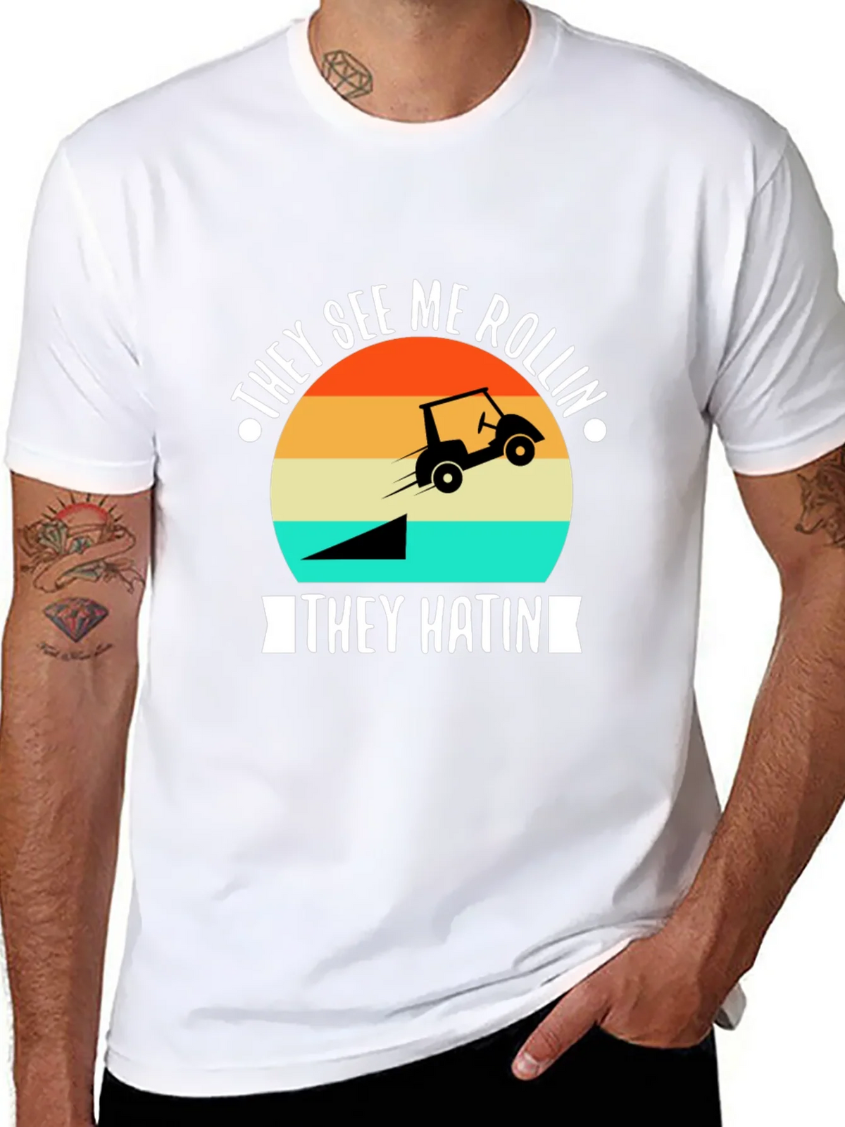 They See Me Rollin Golf T-Shirt product image 9
