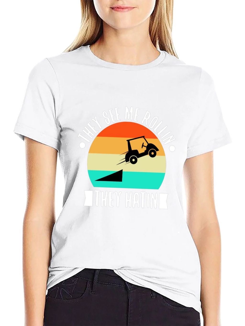 They See Me Rollin Golf T-Shirt product image 10