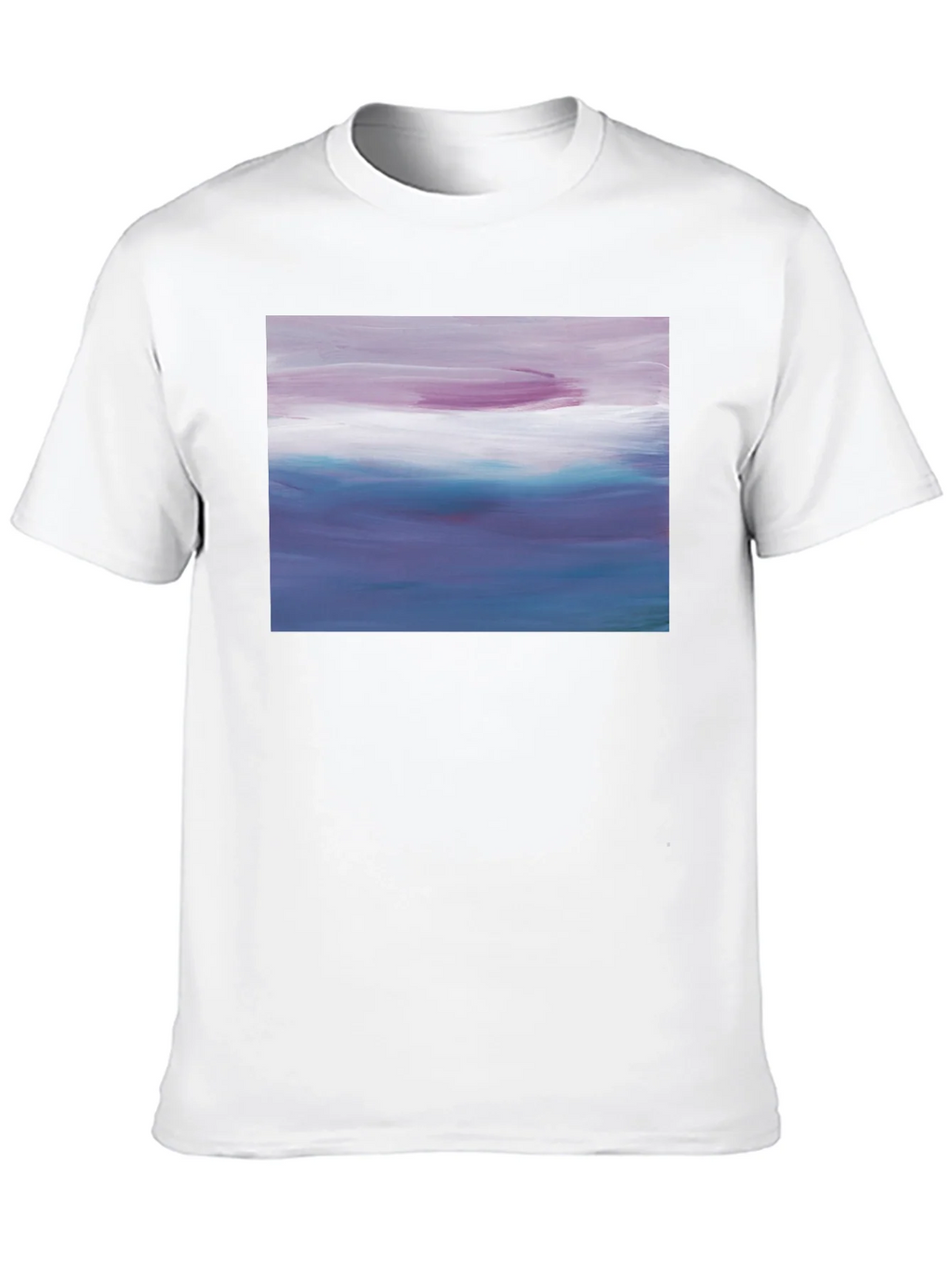 Abstract Seascape Graphic Black T-Shirt product image 9