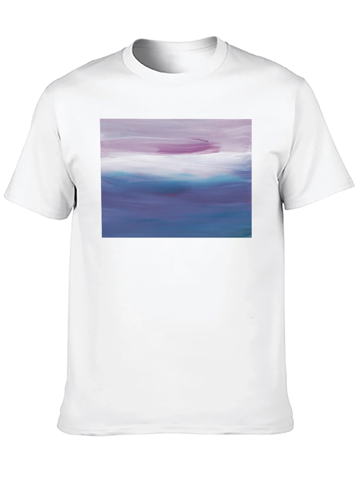 Abstract Seascape Graphic Black T-Shirt product image 9