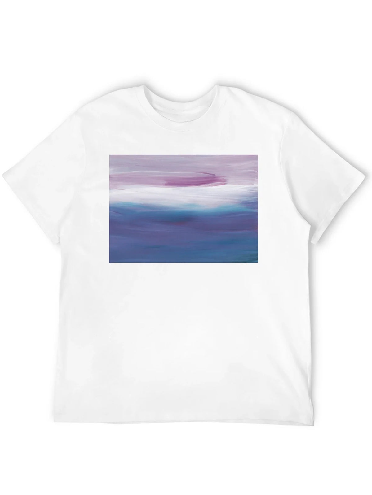 Abstract Seascape Graphic Black T-Shirt product image 11