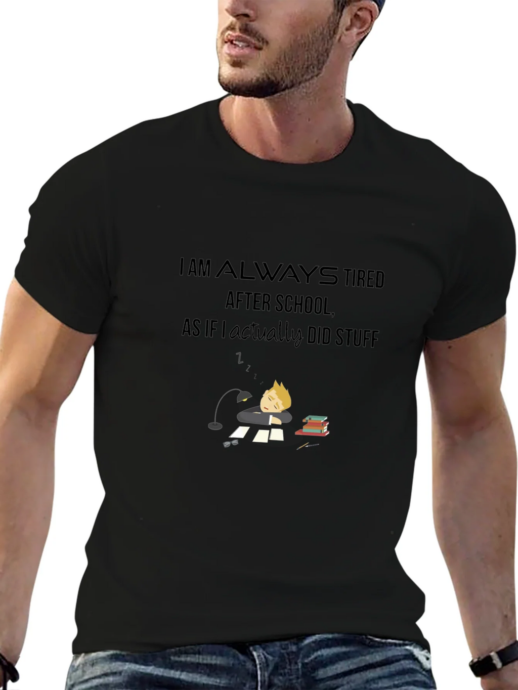 I Am Always Tired T-Shirt - Soft Cotton Blend product image 9