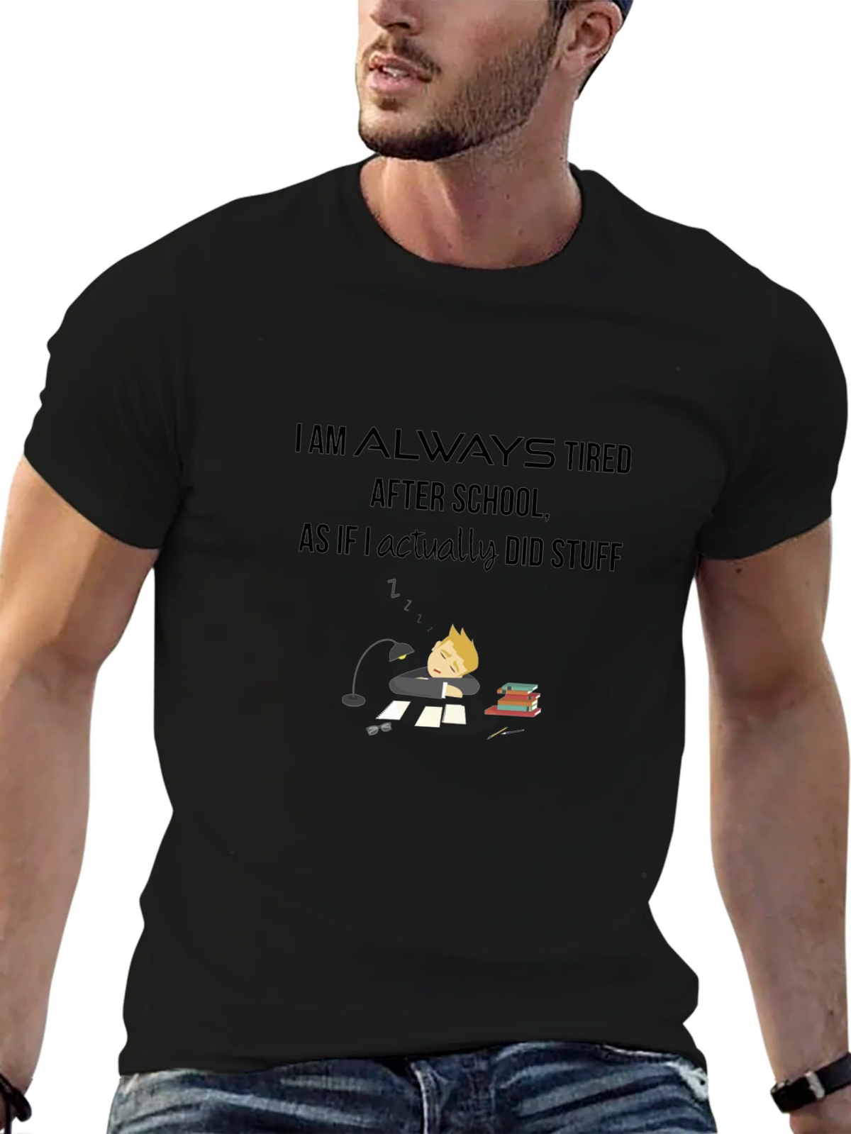 I Am Always Tired T-Shirt - Soft Cotton Blend product image 9