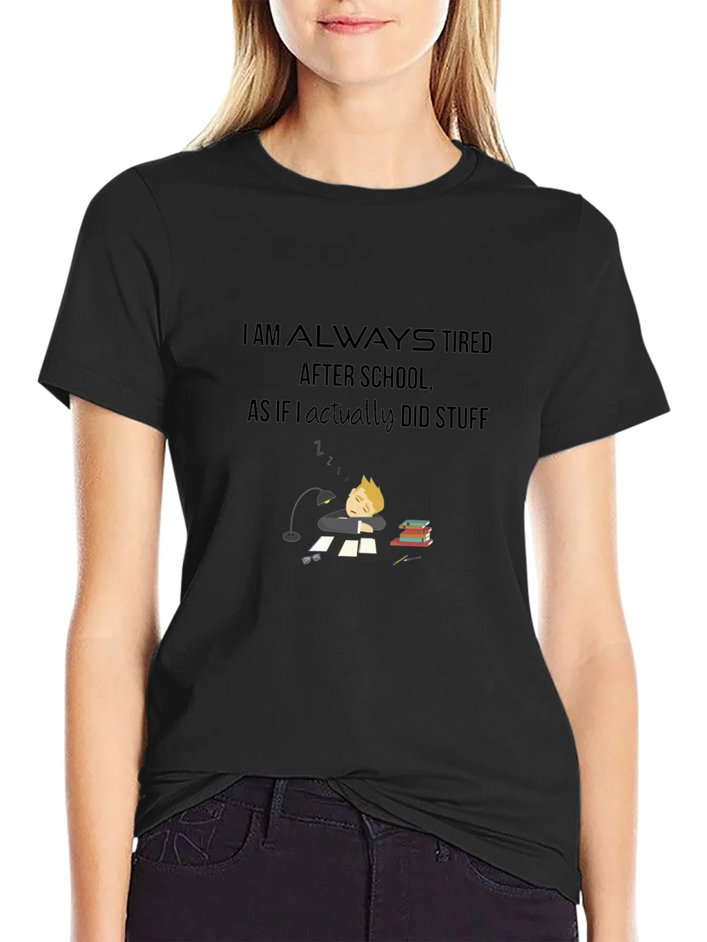 I Am Always Tired T-Shirt - Soft Cotton Blend product image 5