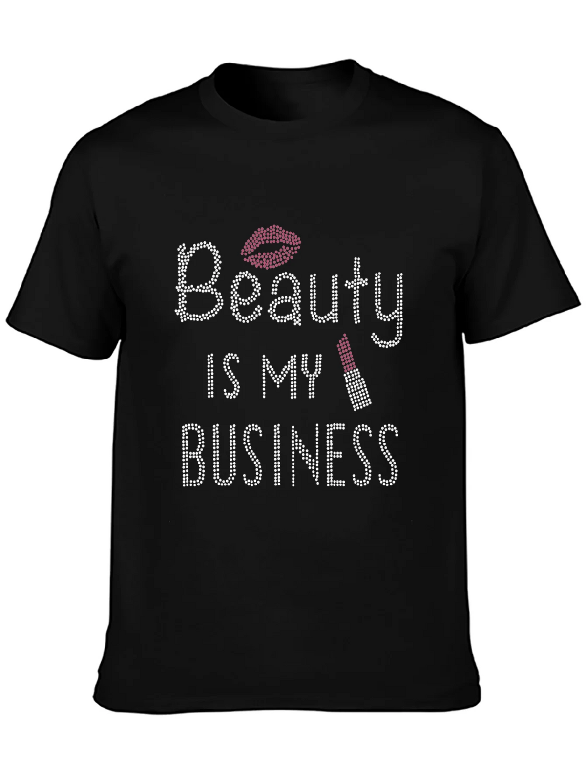 Beauty Is My Business Rhinestone T-Shirt product image 4