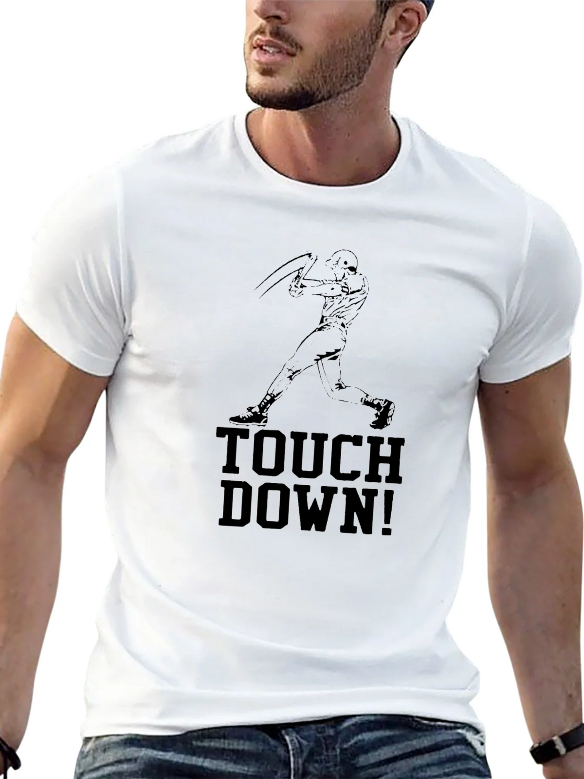 Touchdown Baseball Graphic T-Shirt product image 4