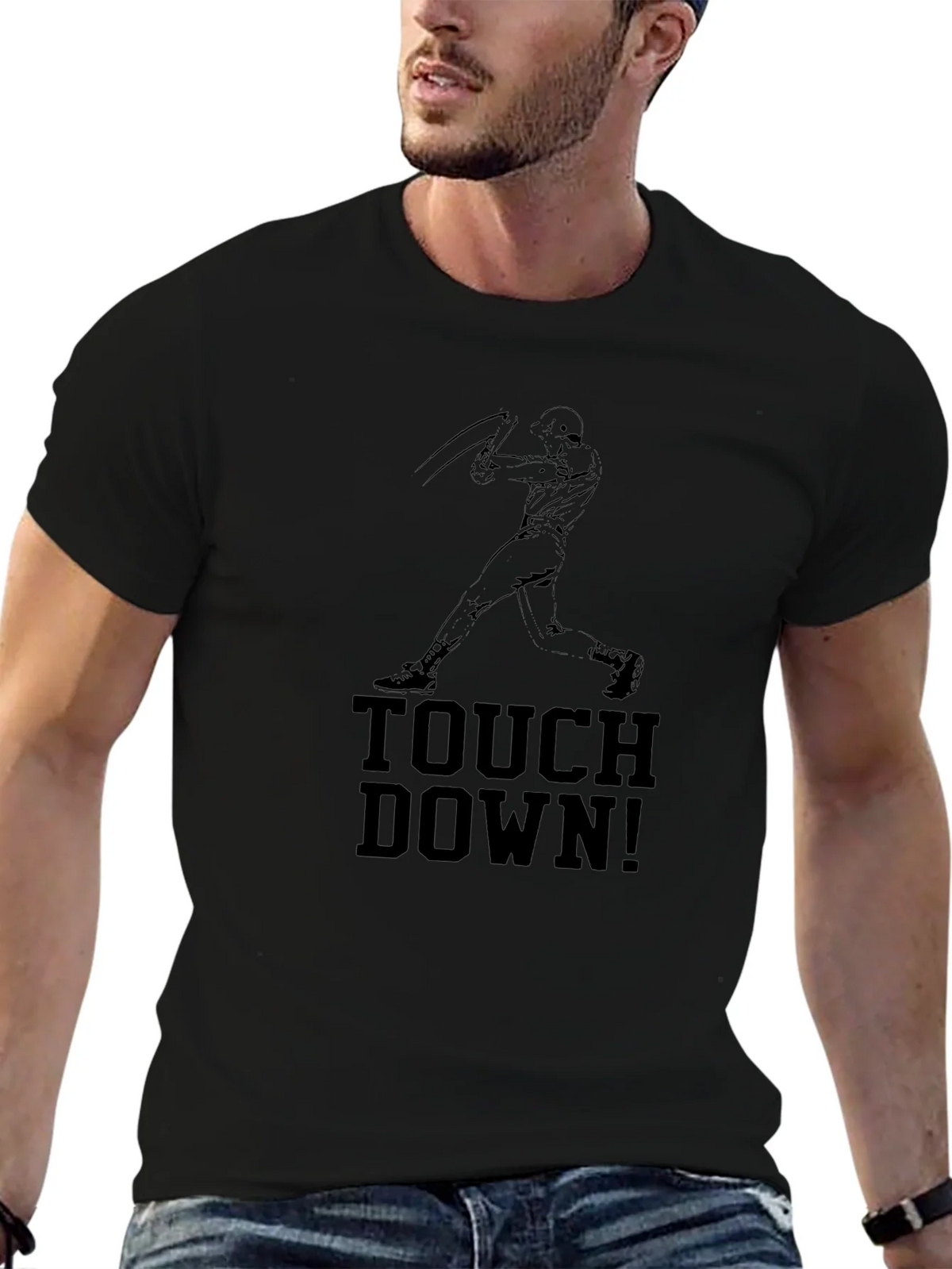 Touchdown Baseball Graphic T-Shirt product image 9