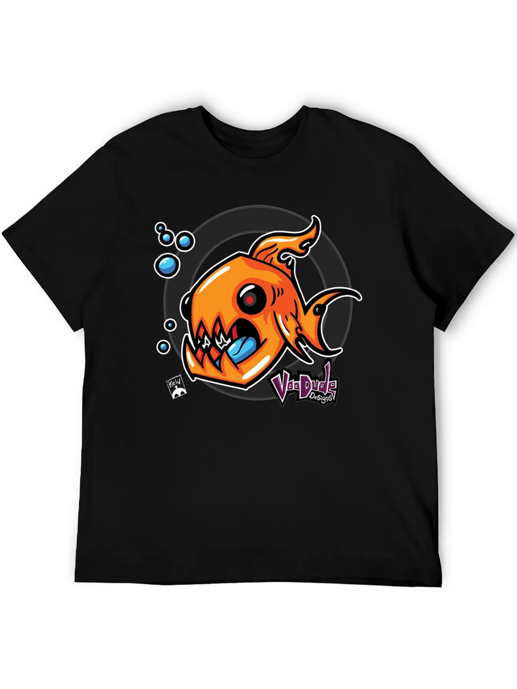 Fish Graphic Black T-Shirt - Unique Design product image 8