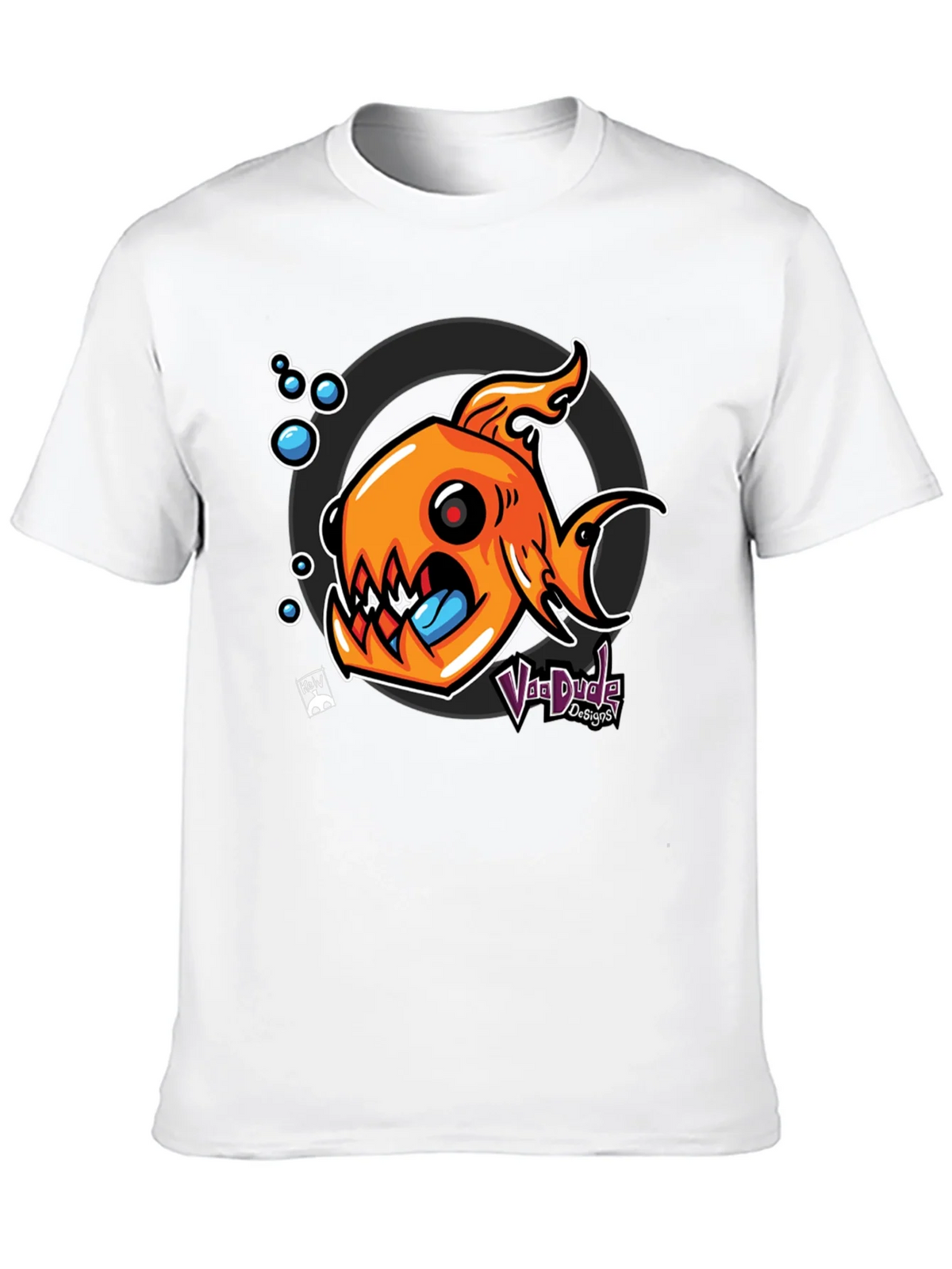 Fish Graphic Black T-Shirt - Unique Design product image 12