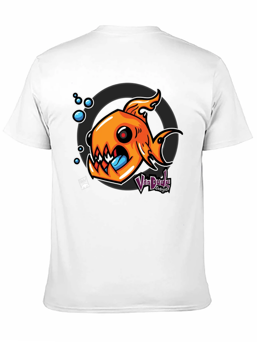Fish Graphic Black T-Shirt - Unique Design product image 2