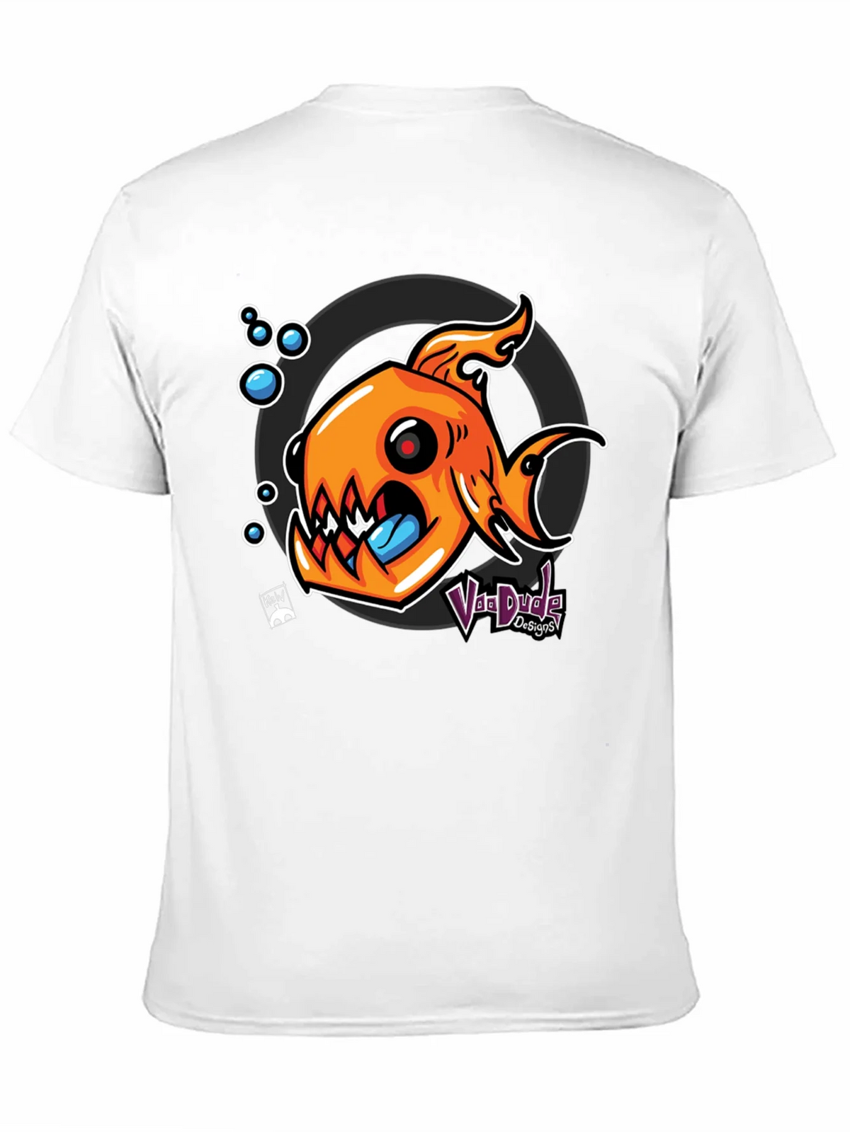 Fish Graphic Black T-Shirt - Unique Design product image 2