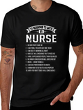 10 Reasons to Date a Nurse Graphic T-Shirt product image 1