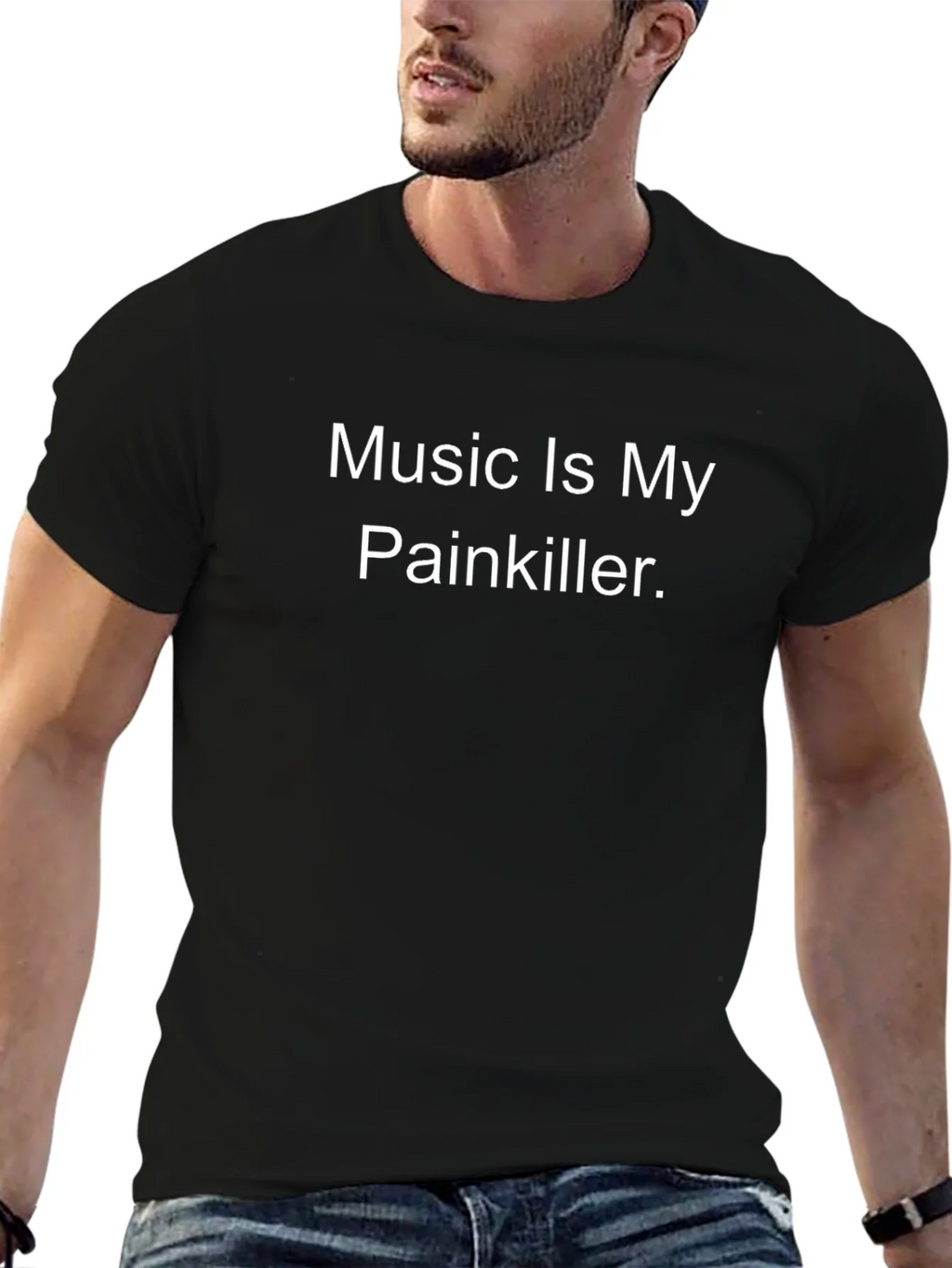 Music Is My Painkiller Graphic Tee - Comfort Fit product image 6