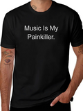 Music Is My Painkiller Graphic Tee - Comfort Fit product image 1