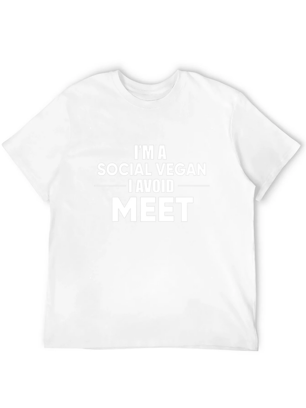 Social Vegan Graphic Tee - Avoid Meat product image 3