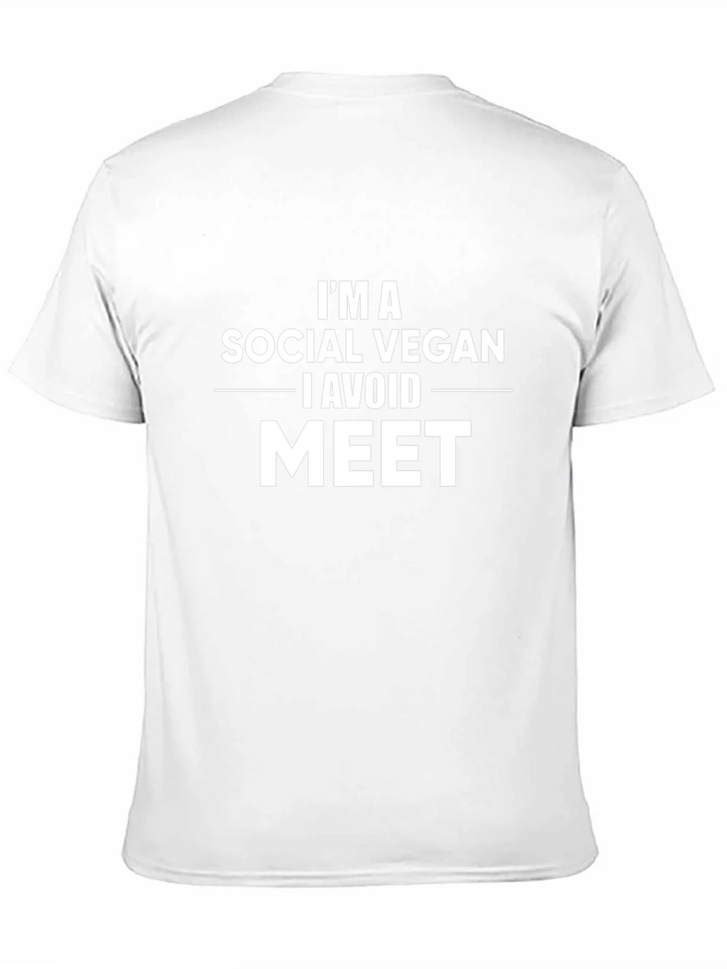 Social Vegan Graphic Tee - Avoid Meat product image 2